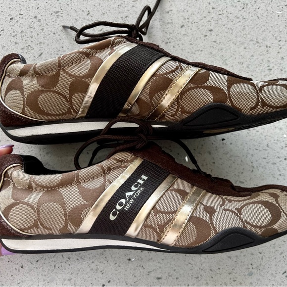 Coach Signature Tennis Shoes - Picture 2 of 9